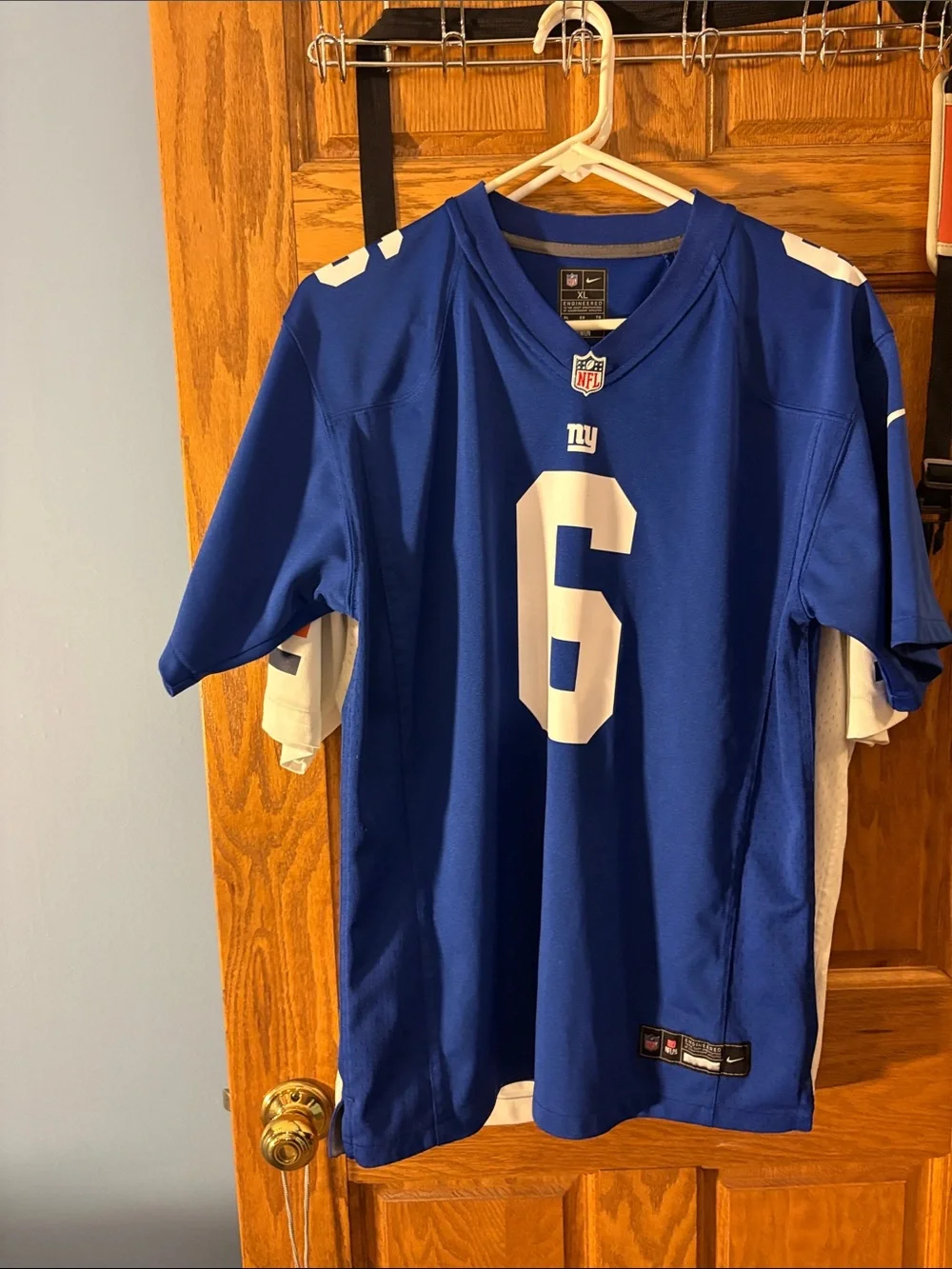 Nike home New York Giants blue  #6 Dart, J Jersey SZ: Men’s XS or Boys XL